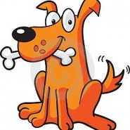 El perro y su alimento preferido, el hueso