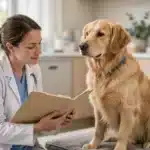 Examen de sangre en perros
